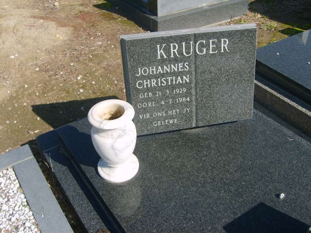 KRUGER Johannes Christian 1929-1984