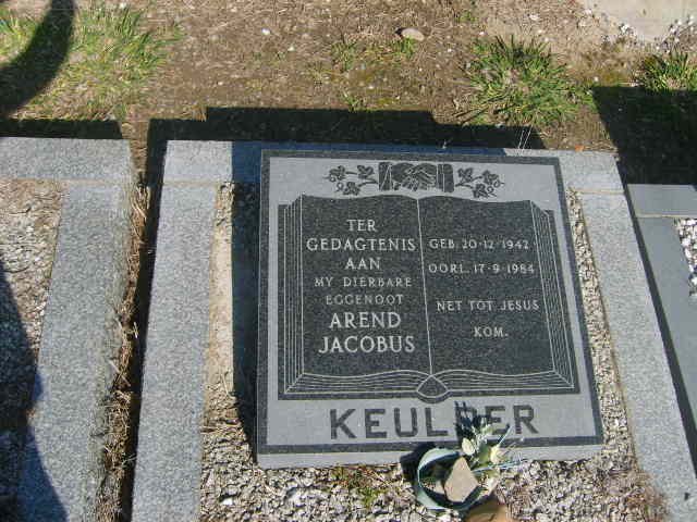 KEULER Arend Jacobus 1942-1984