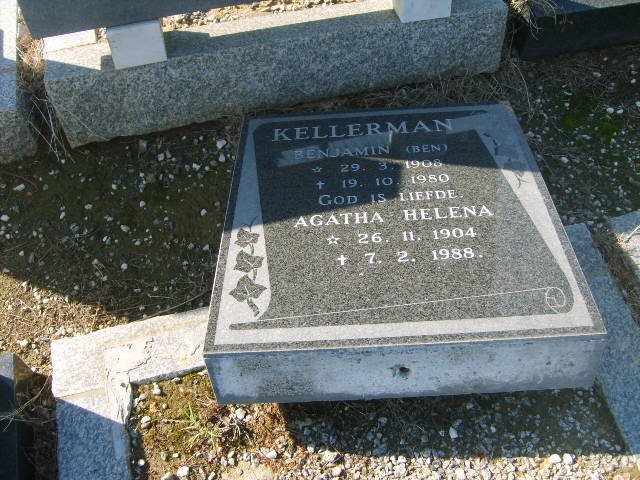 KELLERMAN Benjamin 1908-1980 &amp; Agatha Helena 1904-1988