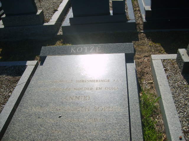 KOTZE Anna Elizabeth Sophia ??-??
