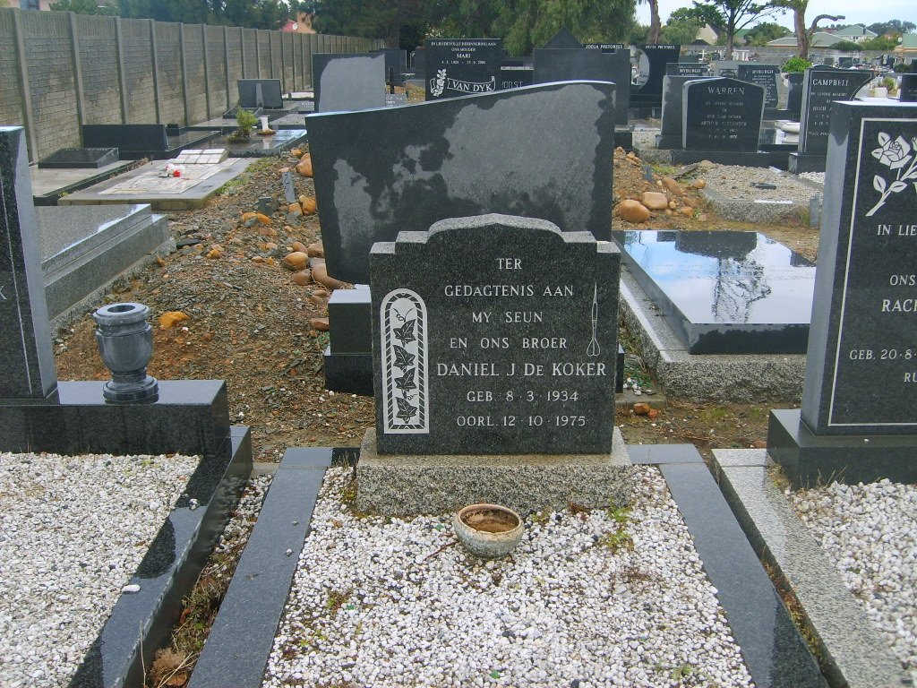 KOKER Daniel J., de 1934-1975