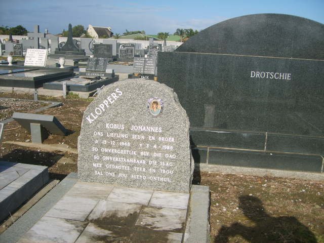 KLOPPERS Kobus Johannes 1948-1988