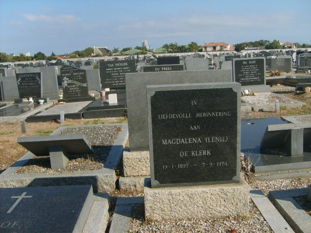 KLERK Magdalena, de 1897-1974