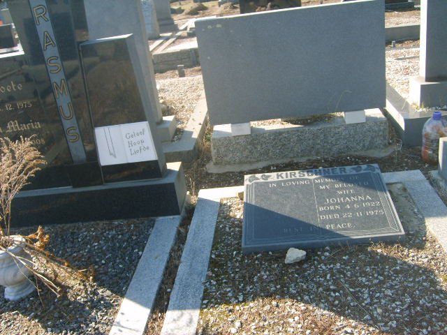 KIRSCHNER Johanna 1922-1975