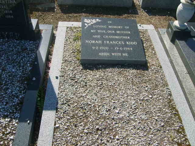 KIDD Norah Francis 1920-1984