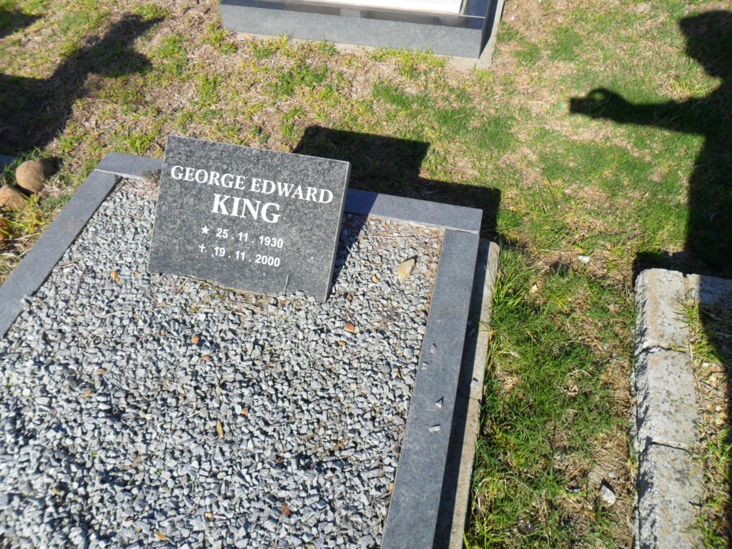 KING George Edward 1930-2000