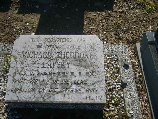 LATSKY Michael Theodore 1915-1988