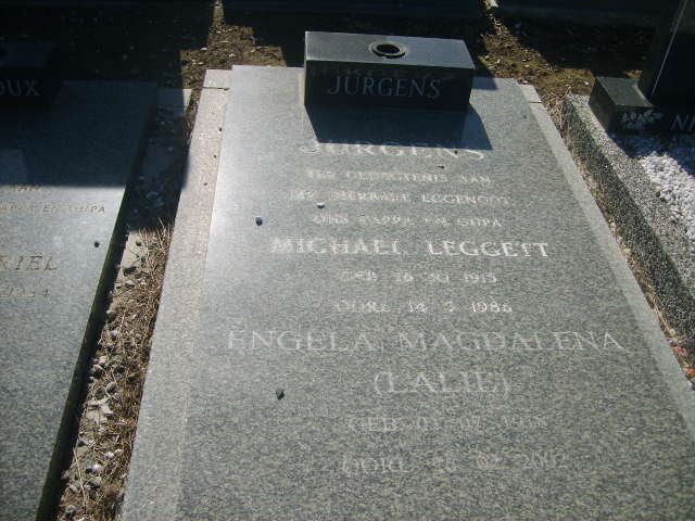 LEGGETT Michael 1915-1984 &amp; Engela Magdalena 1918-2002