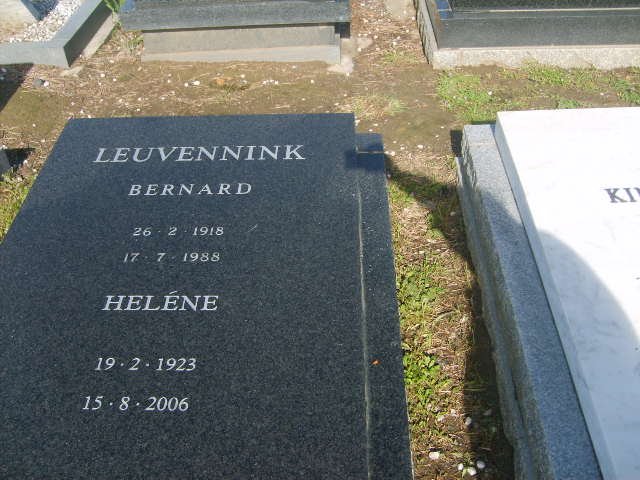 LEUVENNINK Bernard 1918-1988 &amp; Helene 1923-2006