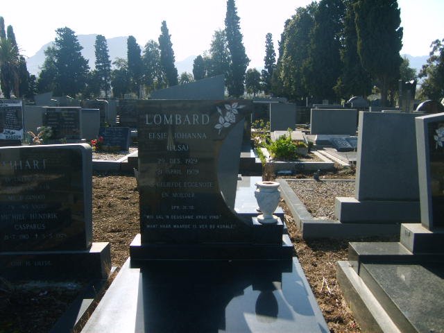 LOMBARD Elsie Johanna 1929-1979