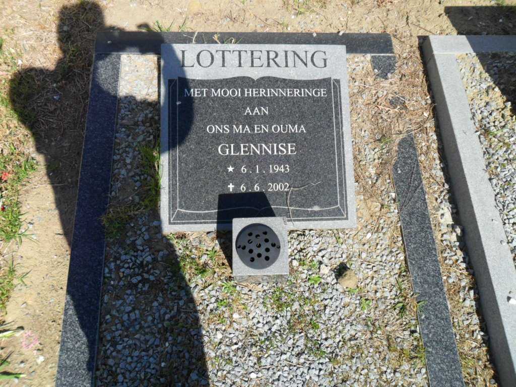 LOTTERING Glennisse 1943-2002