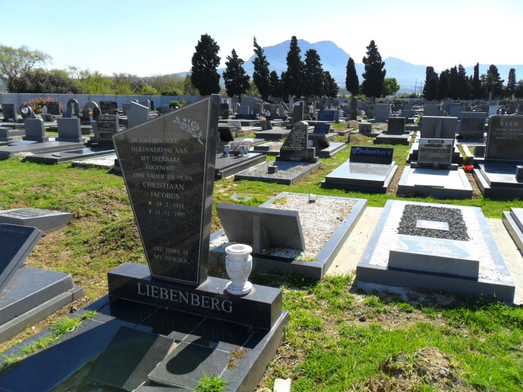 LIEBENBERG Christiaan Jacobus 1911-1997