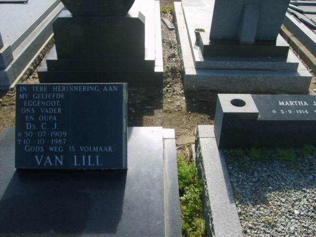 LILL C.J., van 1909-1987