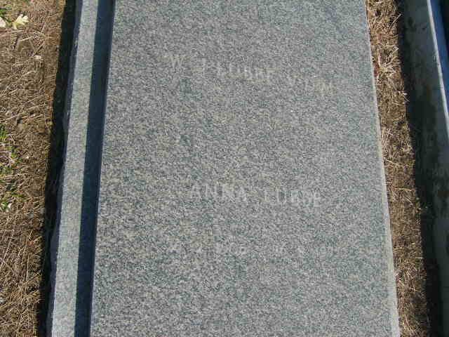 LUBBE W. ?-? &amp; Anna 1905-19?