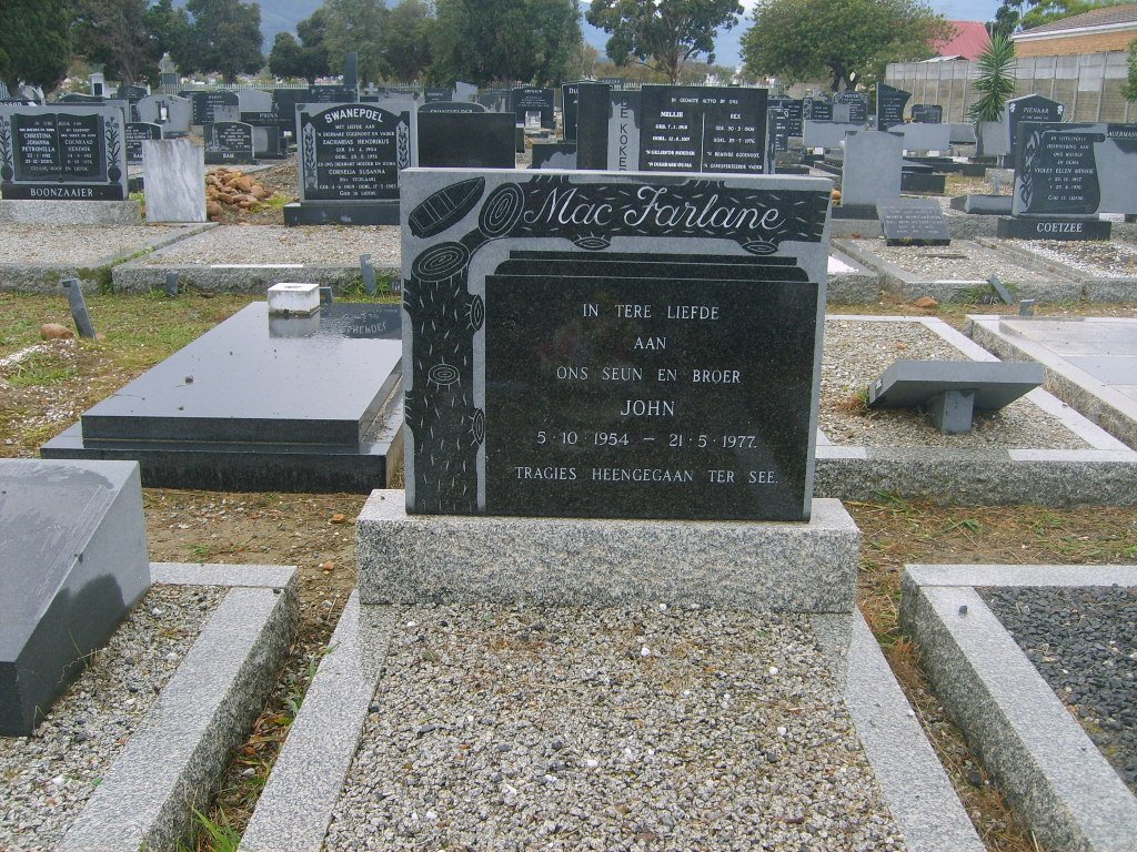 MACFARLANE John 1954-1977