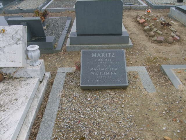 MARITZ Margaretha Wilhelmina 1897-1982