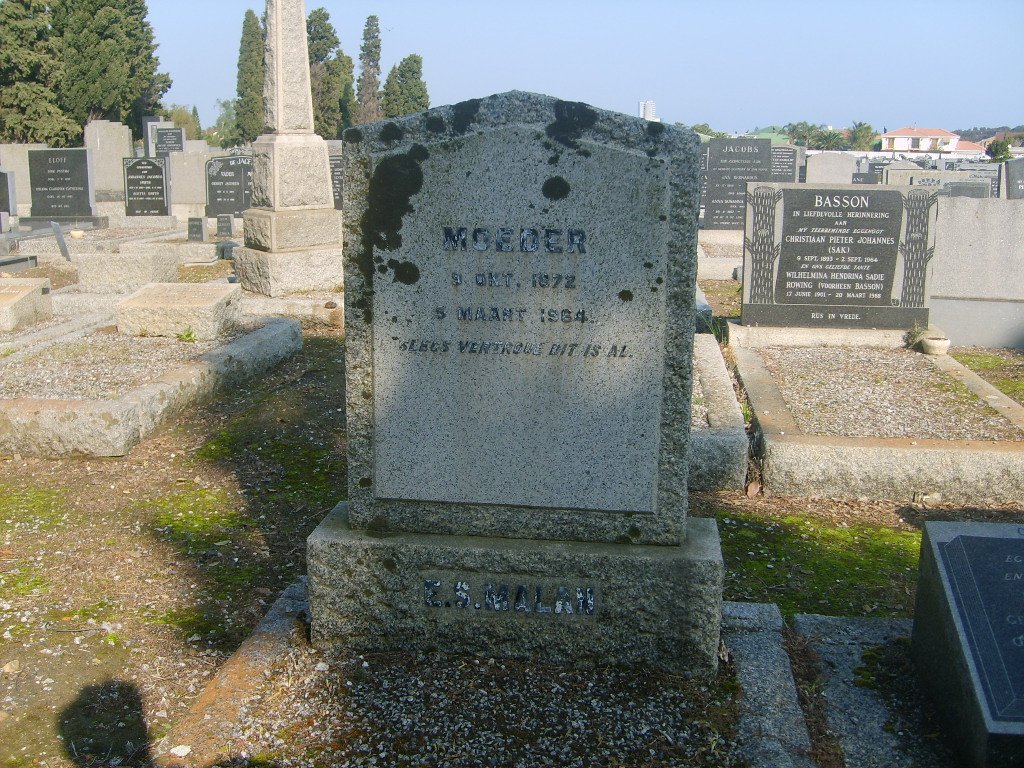 MALAN E.S 1872-1964