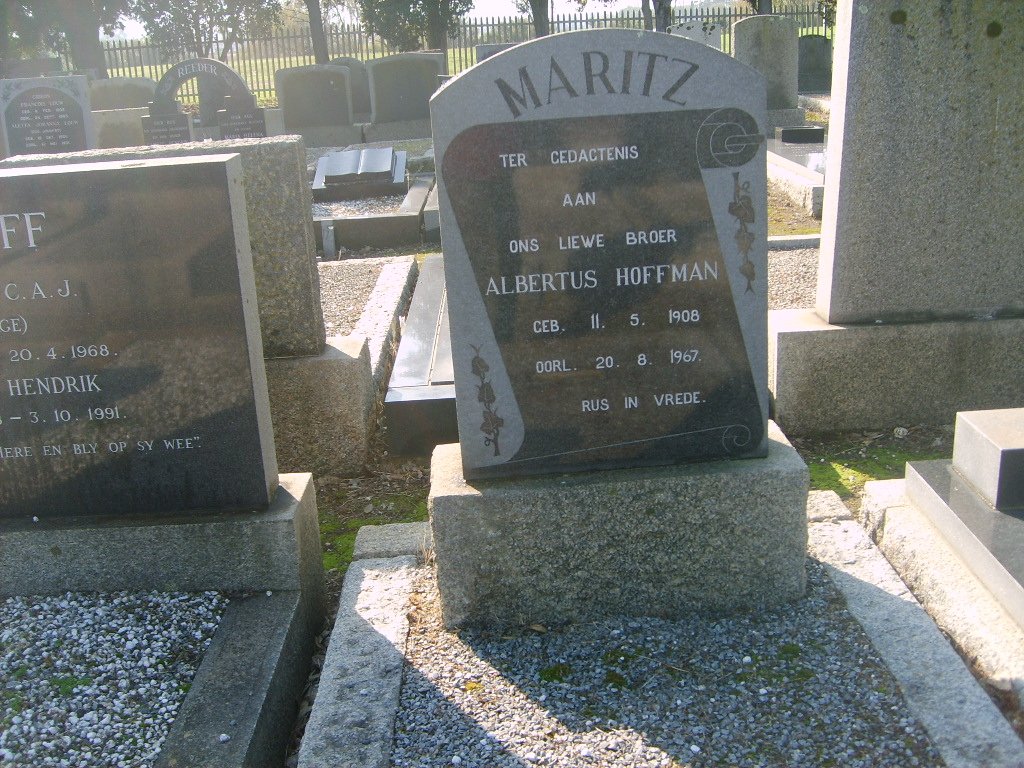 MARITZ Albertus Hoffman 1908-1967