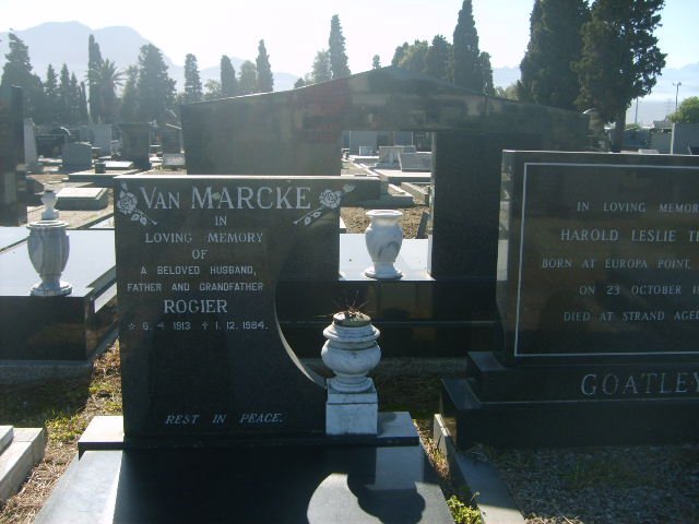 MARCKE Rogier, van 1913-1984