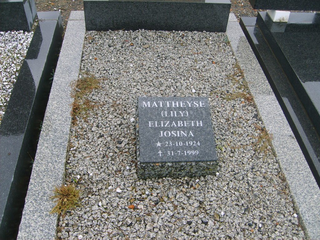 MATTHEYSE Elizabeth Josina 1924-1999