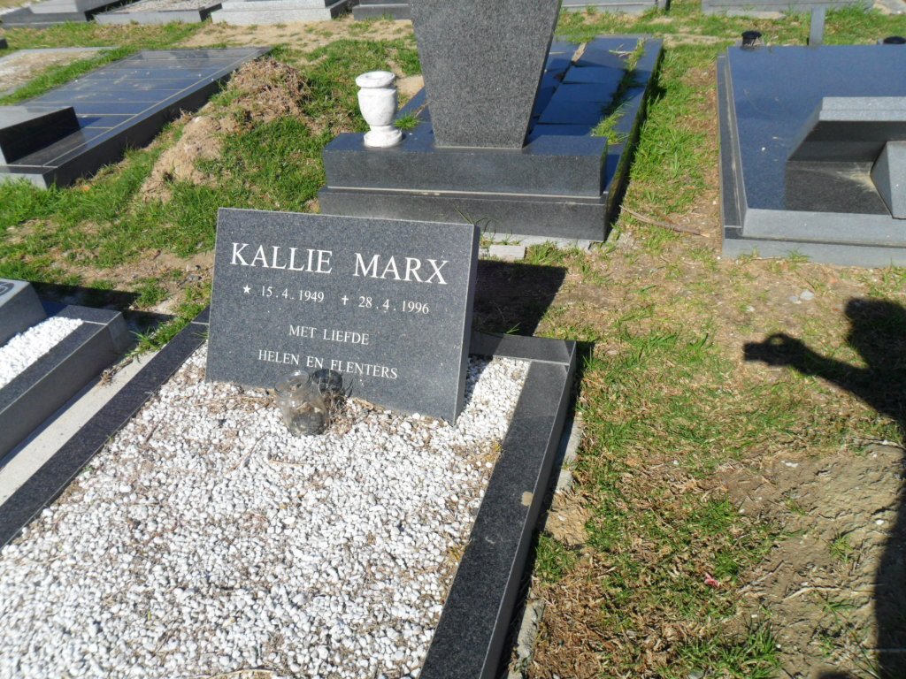 MARX Kallie 1949-1996