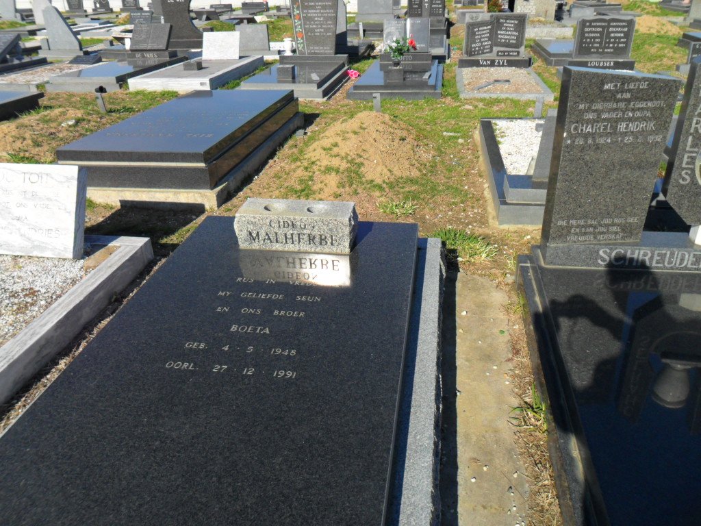 MALHERBE Gideon 1948-1991