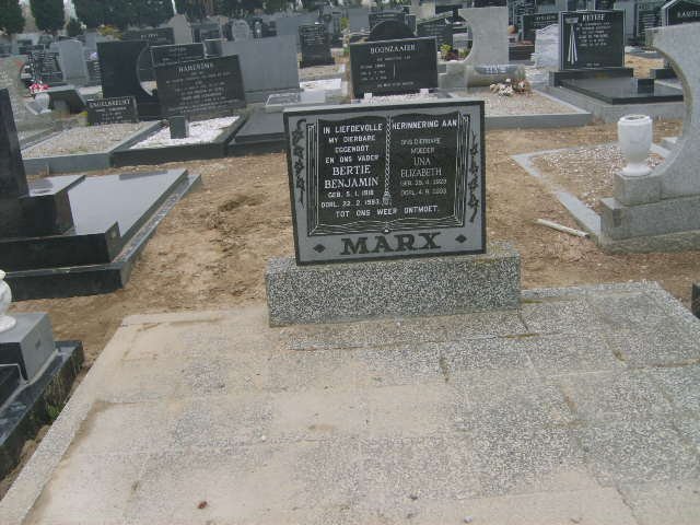 MARX Bertie Benjamin 1914-1983 &amp; Ina Elizabeth 1921-2003