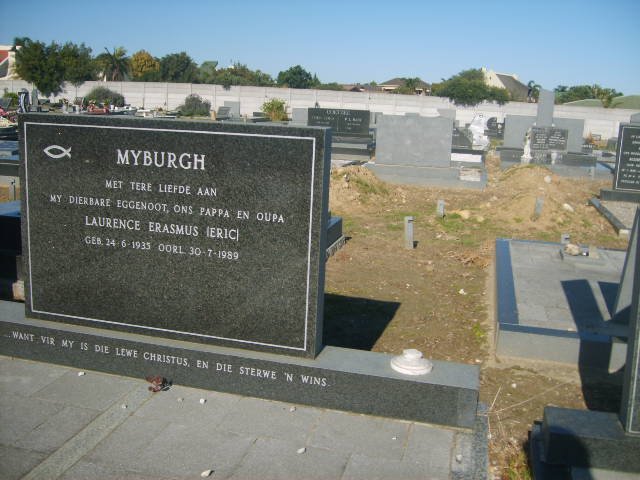MYBURGH Laurence Erasmus 1935-1989