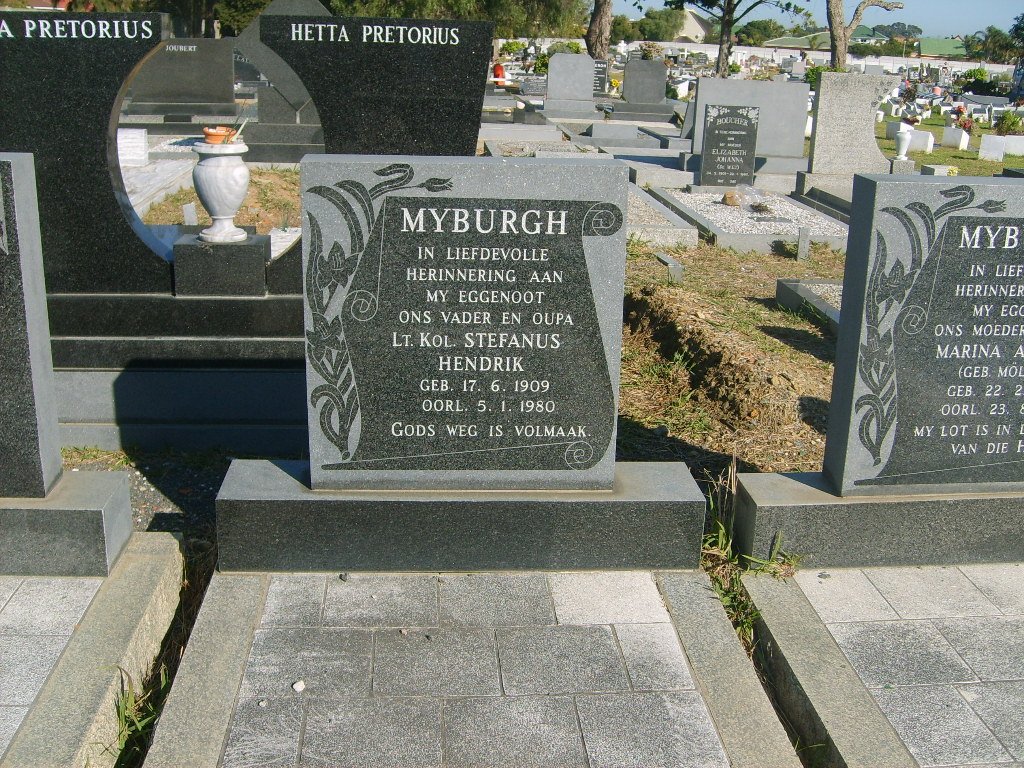 MYBURGH Stefanus Hendrik 1909-1980