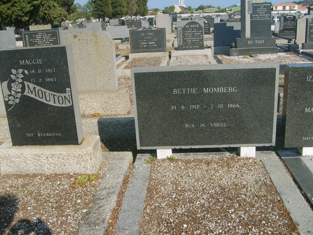 MOMBERG Bettie 1912-1966