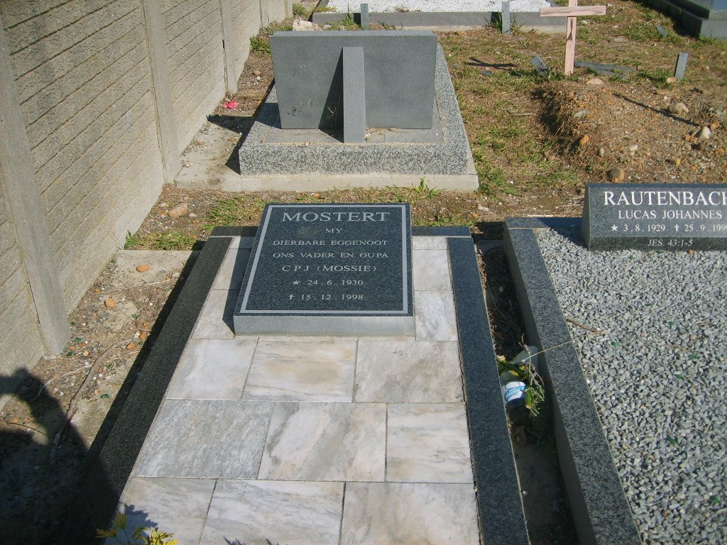 MOSTERT C.P.J. 1930-1998