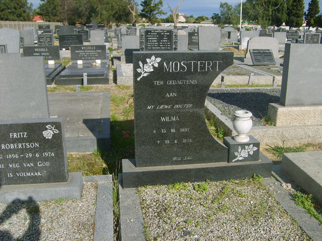 MOSTERT Wilma 1957-1974