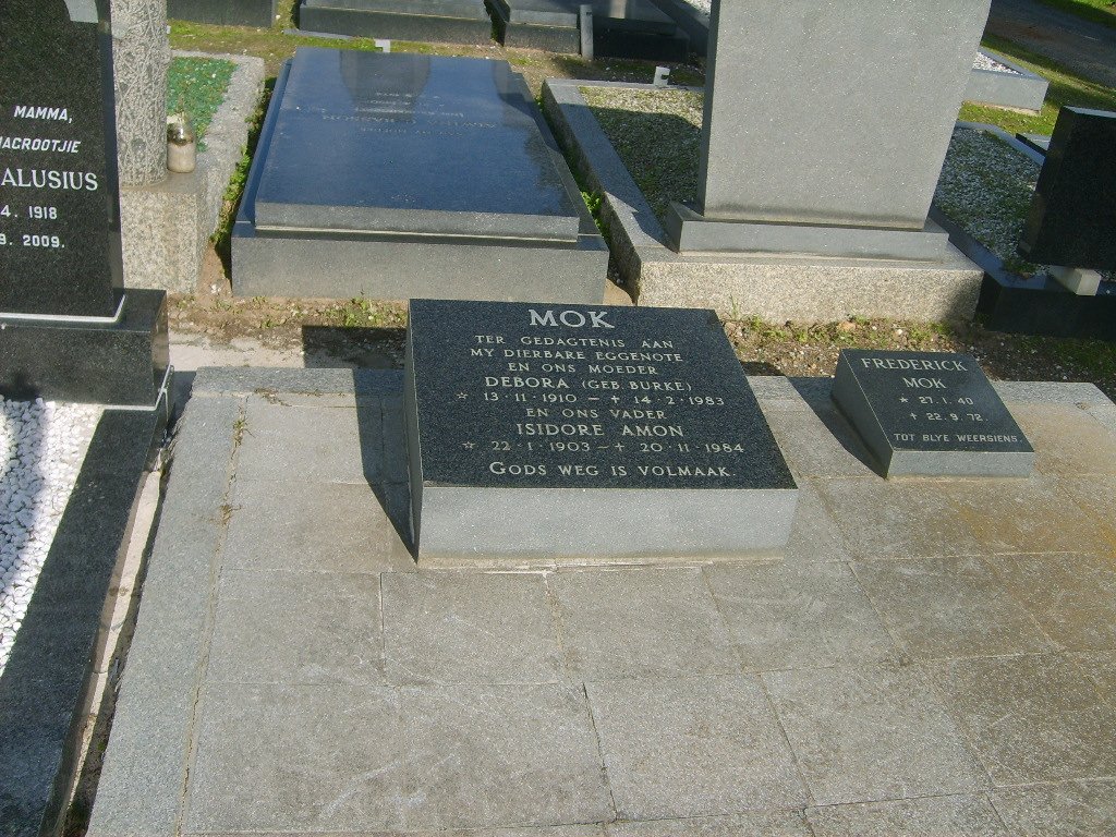 MOK Isidore Amon 1903-1984 &amp; Debora nee BURKE 1910-1983
