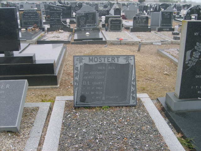 MOSTERT B.L. 1904-1978