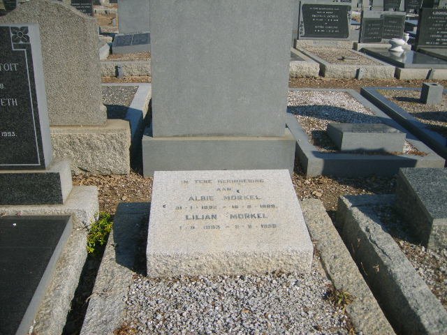 MORKEL Albie 1892-1989 &amp; Lilian 1893-19??