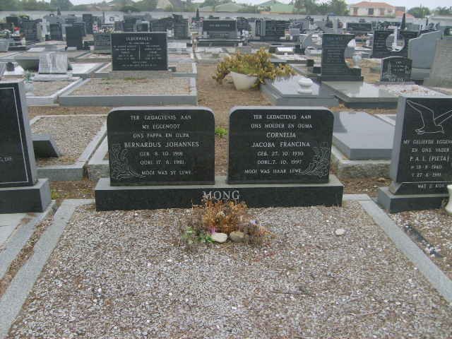 MONG Bernardus Johannes 191?-1981 &amp; Cornelia Jacoba Francina 1930-1997