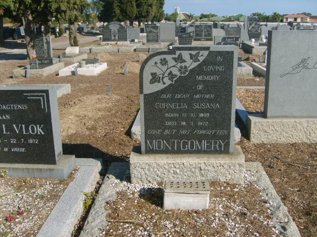 MONTGOMERY Cornelia Susana 1889-1972