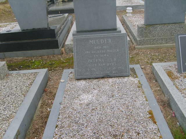 MULDER Helena S.H. nee VAN DYK ?-?