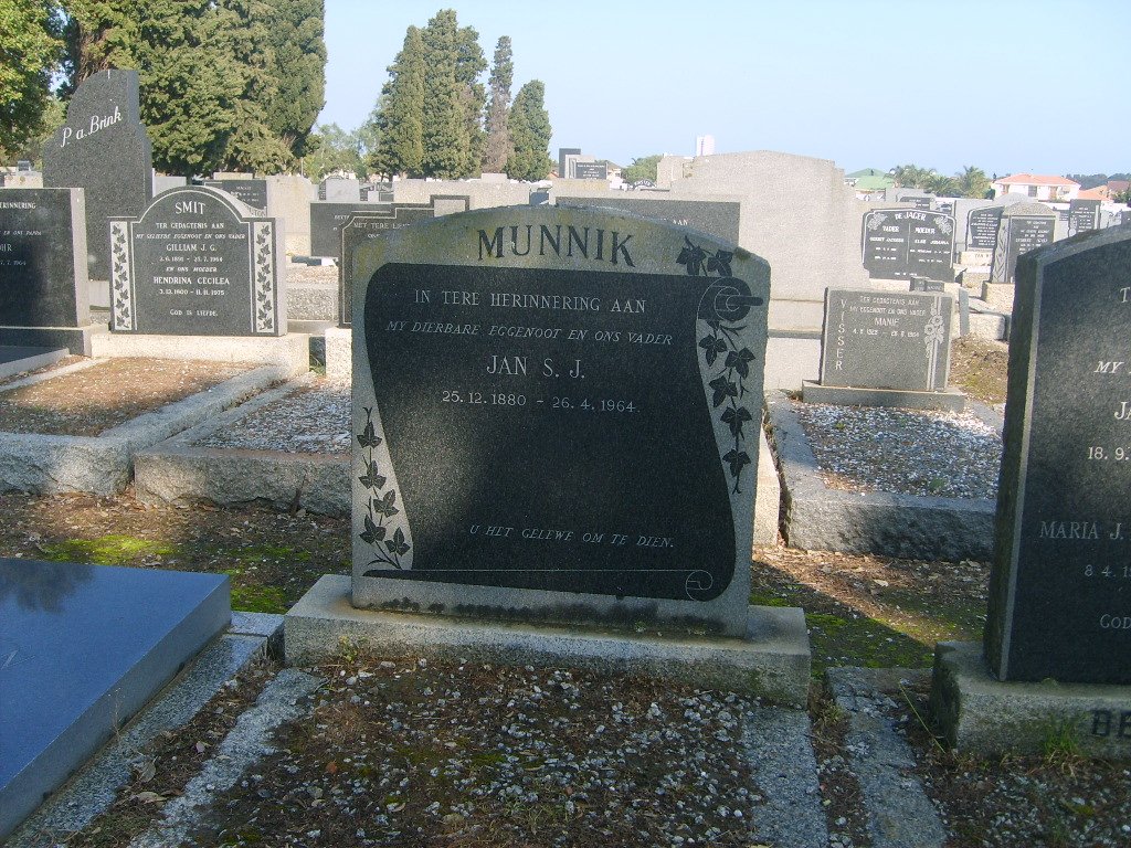 MUNNIK Jan S.J. 1880-1964