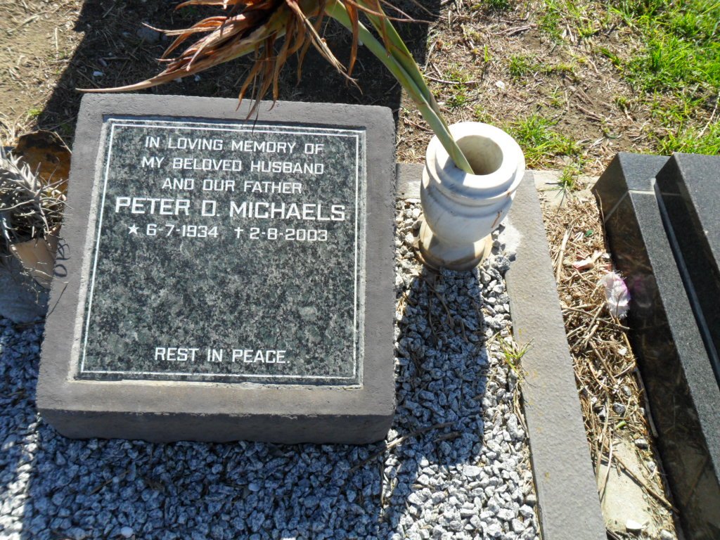MICHAELS Peter D. 1934-2003