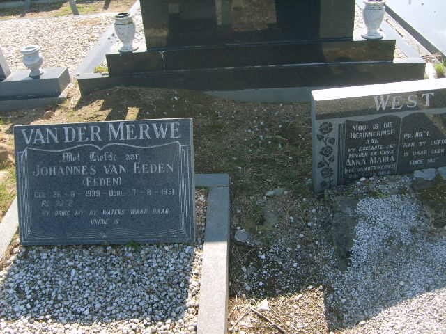 MERWE Johannes Van Eeden, van der 1939-1991