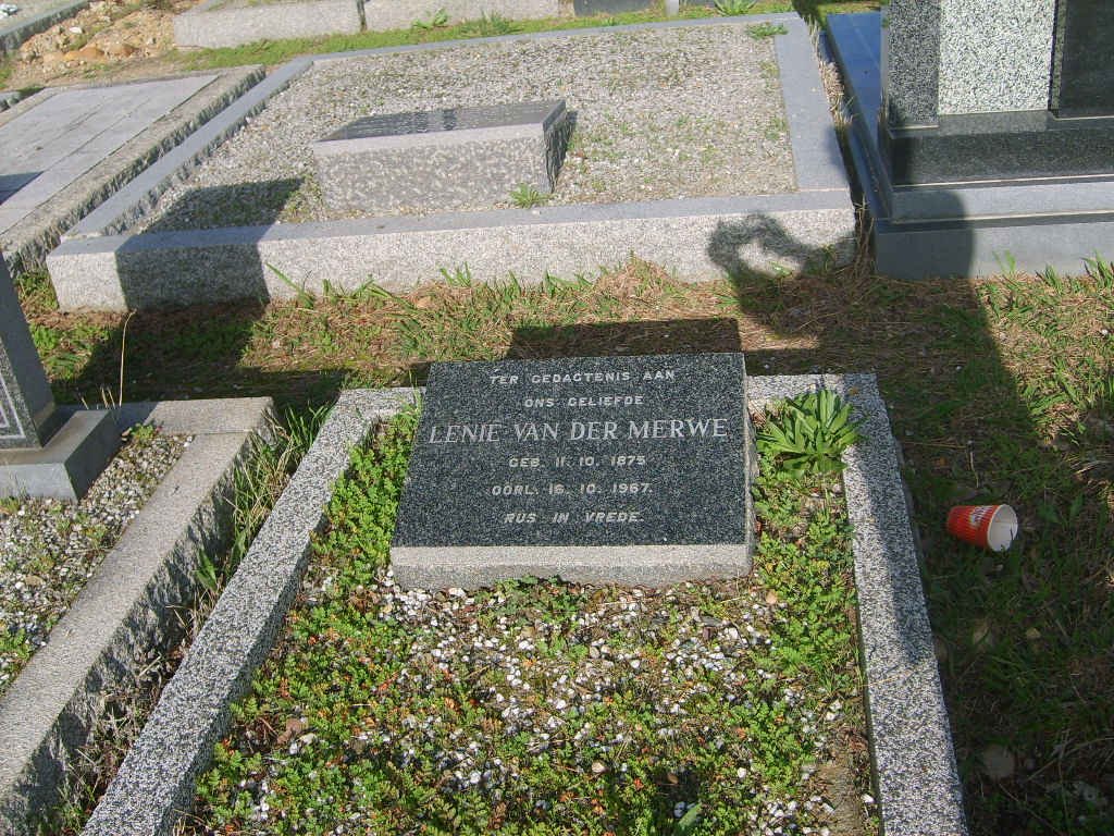 MERWE Lenie, van der 1875-1967