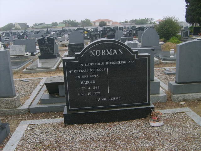 NORMAN Harold 1926-1979