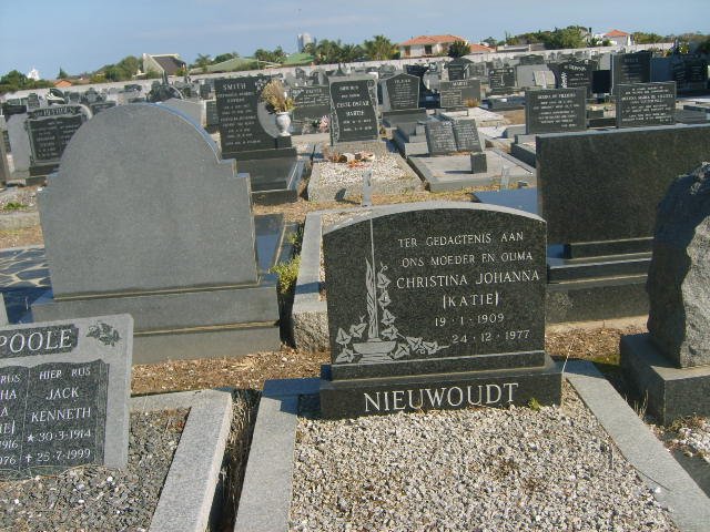 NIEUWOUDT Christina Johanna 1909-1977