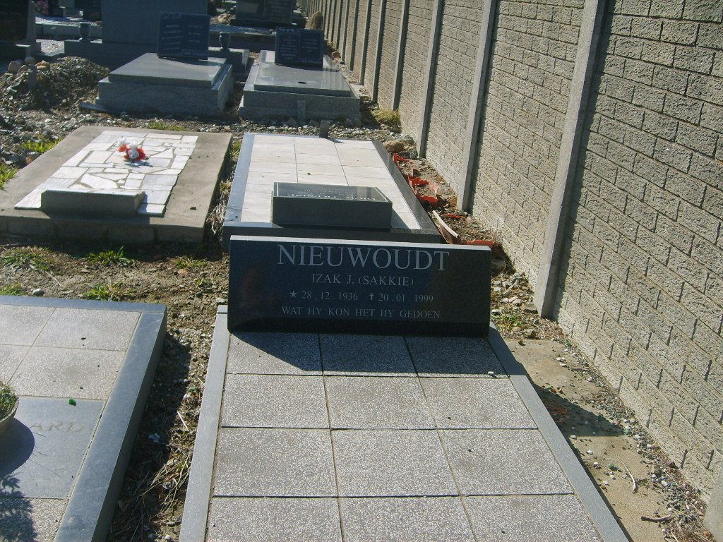 NIEUWOUDT Izak J. 1936-1999