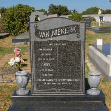NIEKERK Carel, van 1943-1999