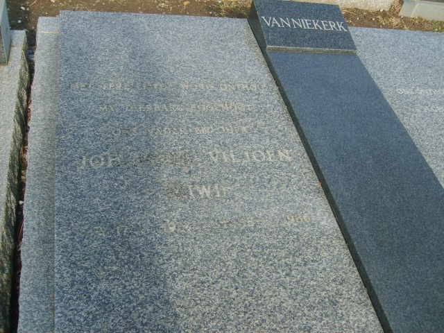 NIEKERK Johannes Viljoen, van  ?