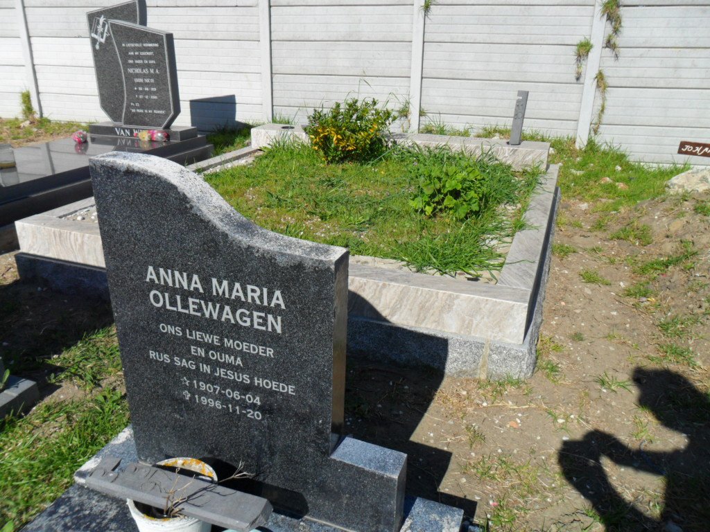 OLLEWAGEN Anna Maria 1907-1996