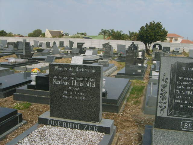 OBERHOLZER Nicolaas Christoffel 1916-1990