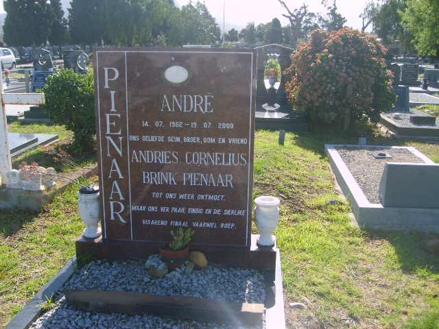PIENAAR Andries Cornelius Brink 1962-2000